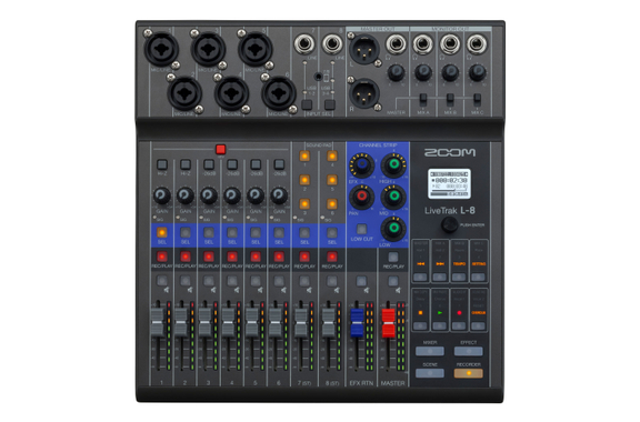 Zoom LiveTrak L-8 Set de Mixage Podcast image 4