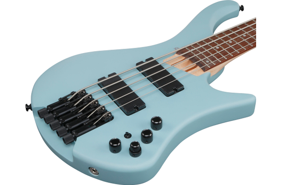 Ibanez EHB605-PRM Bass Workshop EHB Electric Bass Purist Blue Matte image 4