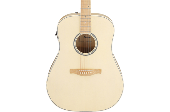 Ibanez AAD77M1E-OAW Westerngitaar Open Pore Antique White image 4
