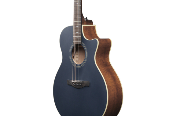 Ibanez AE100-DBF Dark Tide Blue Flat image 4
