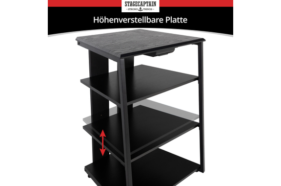Stagecaptain HR-604 BK Audio Rack image 4