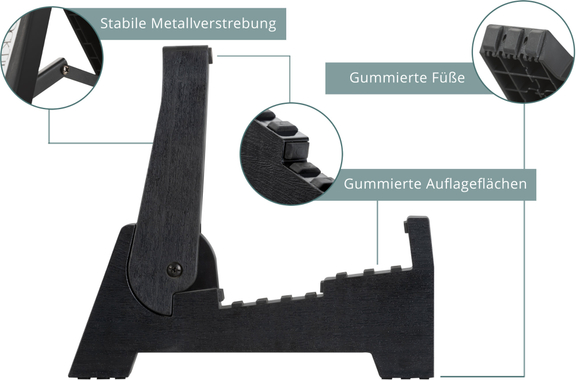 Soporte Plegable Para Guitarra Rocktile GSF-2015S De Plástico image 4