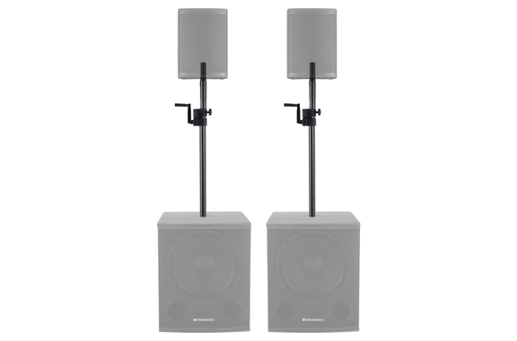 Pronomic Distanzstange/Distanzrohr M20 mit Kurbel 2x Set image 4