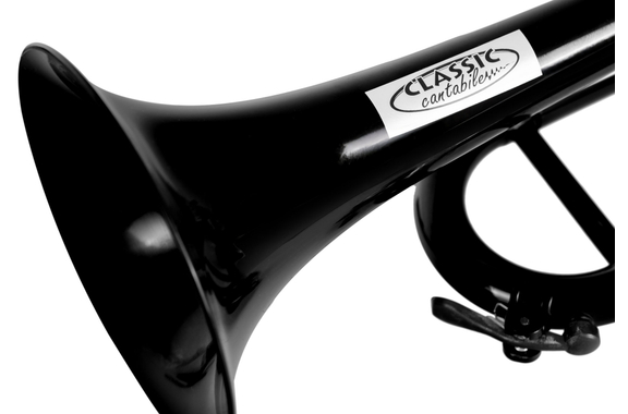 Classic Cantabile PTP-10BK MardiBrass Kunststoff Bb-Trompete Schwarz image 4