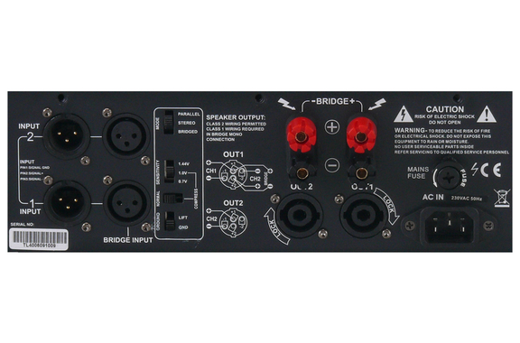 Pronomic TL-400 Etapa de Potencia 2x 1000 Watt image 4