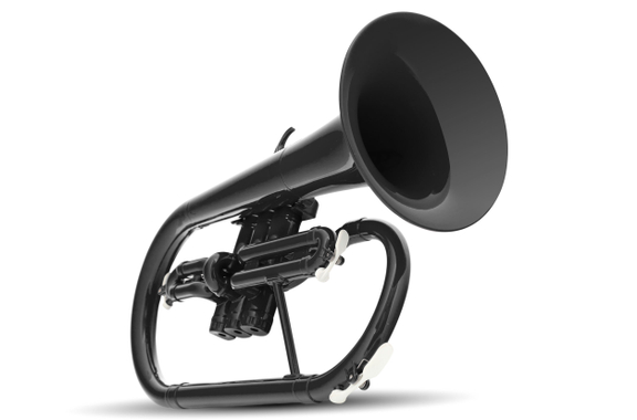Classic Cantabile KFL-30BK MardiBrass Plastic Bb Flügelhorn Black image 4