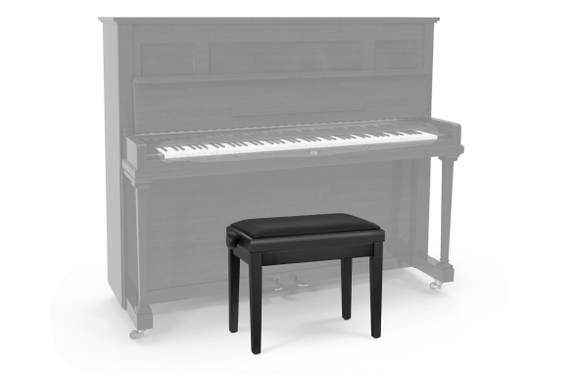 Classic Cantabile Banc De Piano Modèle A Noir Mat image 4