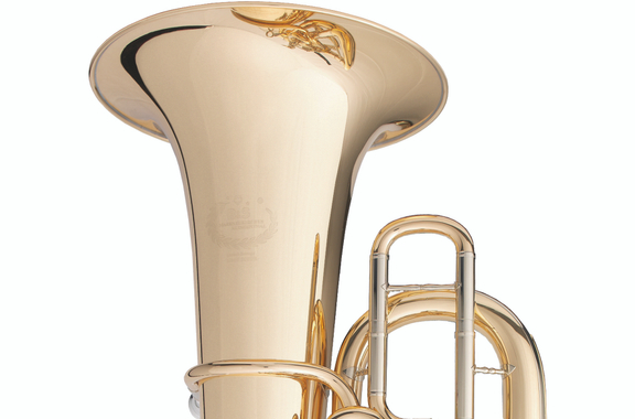 B&S 3099/2 WG-L F-Tuba in ottone dorato laccata image 4