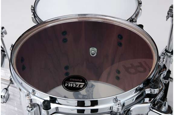 Tama WBR34CZS-WP Starclassic Walnut/Birch Duracover Wrap White Pearl + Snare Drum image 4