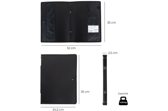 Classic Cantabile B01BK Notenmappe Light schwarz image 4