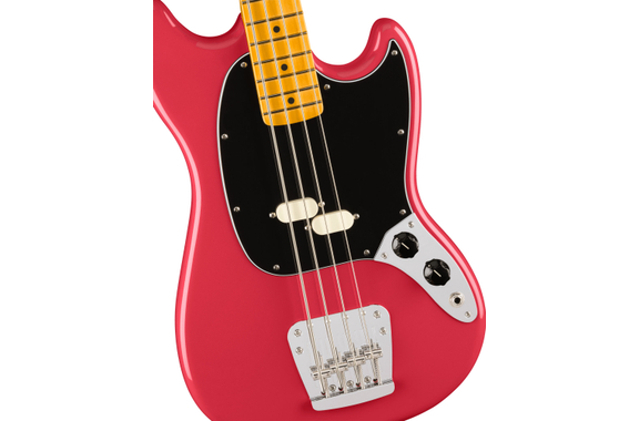 Fender American Professional Classic Mustang Bass Faded Dakota Red image 4
