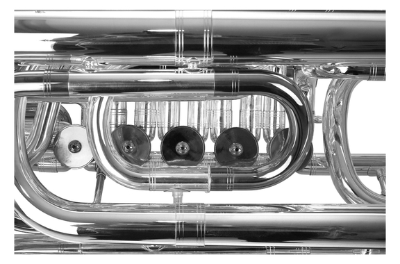 Lechgold BT-14/5S Tuba Bb plateada image 4