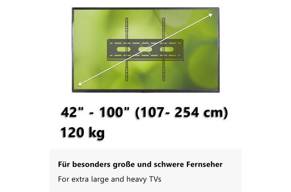 my Wall HP6-4SL TV Wandhalter mit Diebstahlschutz für XXL TV image 4