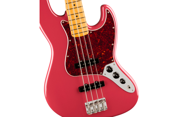 Fender American Professional Classic Jazz Bass Faded Dakota Red image 4