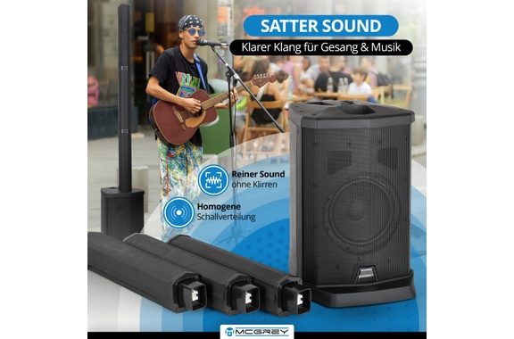 McGrey E-208LA Actieve Line Array Kolominstallatie image 4