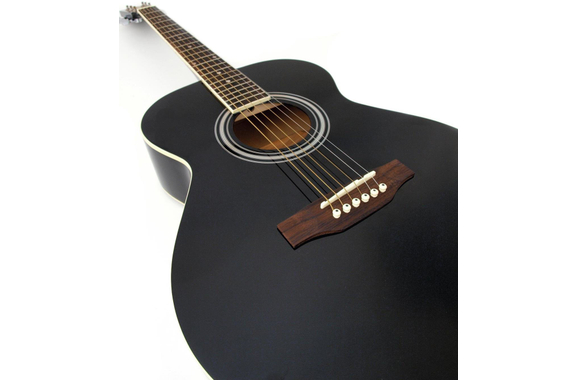Dimavery AW-303 Guitare Folk Noire image 4