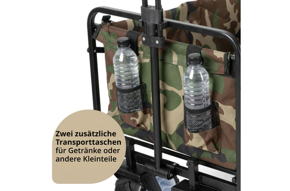 Stagecaptain BW-907 CA Bollycart Bollerwagen ohne Dach Camouflage image 4