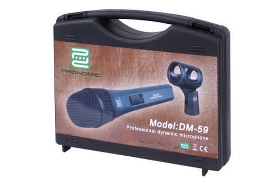 Pronomic DM-59 Microfono con Interruttore 3 x Starter Set image 4