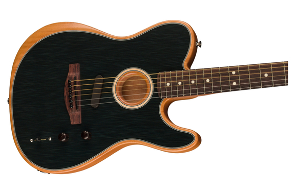 Fender Acoustasonic Player Telecaster Brushed Black image 4