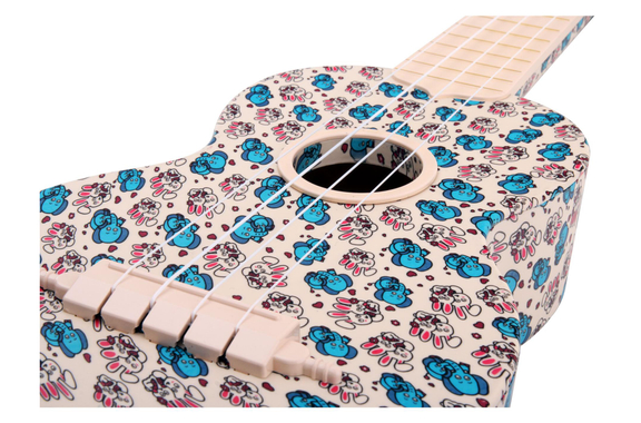 Classic Cantabile BeachBuddy Sunny Zoo Set de Ukulele incl. Afinador y Escuela image 4