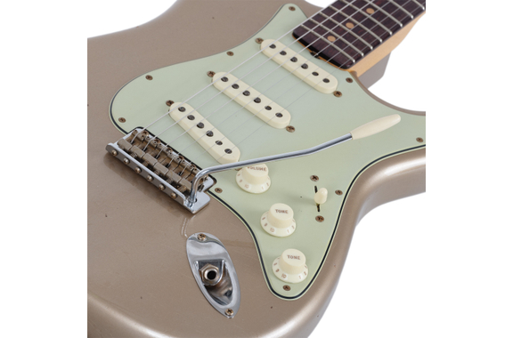 Fender Custom Shop 1959 Stratocaster Journeyman Relic Aged Shoreline Gold image 4