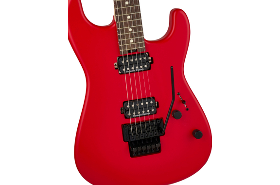 Charvel Pro-Mod San Dimas Style 1 HH FR RW Satin Ferrari Red image 4