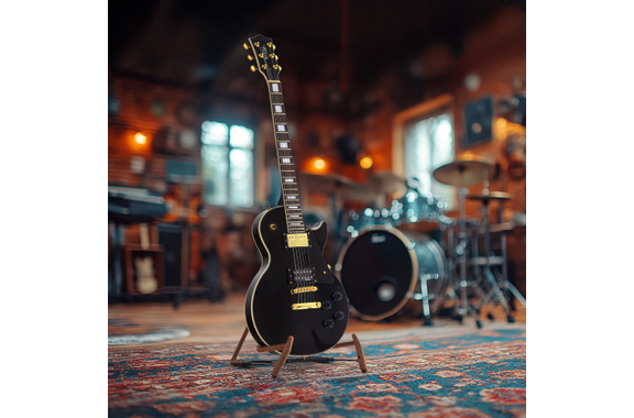 Rocktile Pro L-200BK Deluxe Guitare Électrique Noire image 4