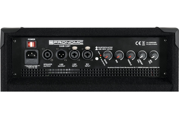 Pronomic KAM-12BT Aktiver Bühnenmonitor mit Bluetooth image 4