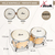 XDrum Bongos Pro Natur Set incl. Standaard thumbnail 5