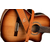 Ortega OSCU-6 Gitarrengurt Echtleder Orange Braid thumbnail 5