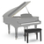 Classic Cantabile Panchina Per Pianoforte Modello D Nero Opaco thumbnail 5
