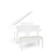 Classic Cantabile Doppelsitzer Pianobank Weiß Matt  - Retoure (Zustand: gut) thumbnail 5