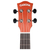 Cascha Konzert Ukulele Linde Rot thumbnail 5
