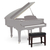 Classic Cantabile Pianobank Model X Rozenhout Mat thumbnail 5