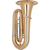 Miraphone Bb-Tuba Modèle 494 Hagen Laiton Doré thumbnail 5
