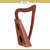 Avora Keltische Harfe 15 Saiten Mahogany  - Retoure (Zustand: sehr gut) thumbnail 5