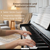 Classic Cantabile UP-1 SH Pianoforte Elettrico Verticale Nero Lucido thumbnail 5