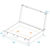 Flight case universale Roadinger Pick 70x50x17cm thumbnail 5