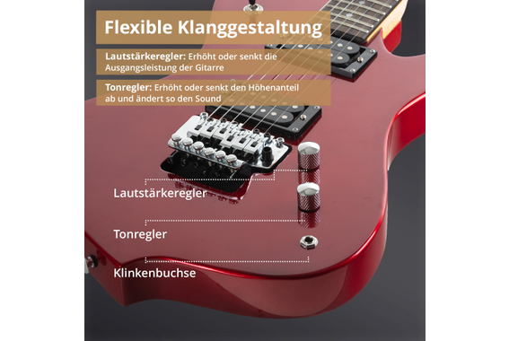 Rocktile MG-3012 Sidewinder Metallic Red  - Retoure (Zustand: gut) image 5