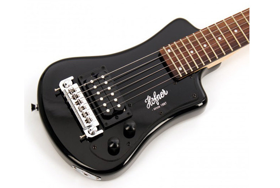 Höfner Shorty E-Gitarre Schwarz  - Retoure (Zustand: sehr gut) image 5