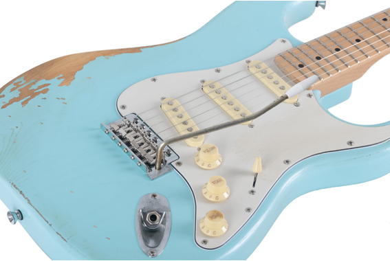 Rocktile Vinstage ST-RMGN E-Gitarre Bright Sky Blue  - Retoure (Zustand: sehr gut) image 5