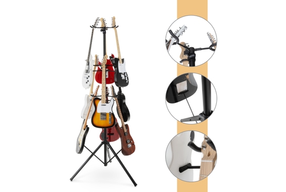 Soporte Multiguitarras Pronomic GTT-009 para 9 Instrumentos image 5