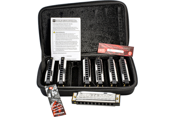 Hohner Pack De Démarrage Harmonica Blues 7x Dans L'Étui image 5