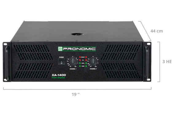 Pronomic XA-1400 Endstufe 2x 3000 Watt  - Retoure (Zustand: gut) image 5