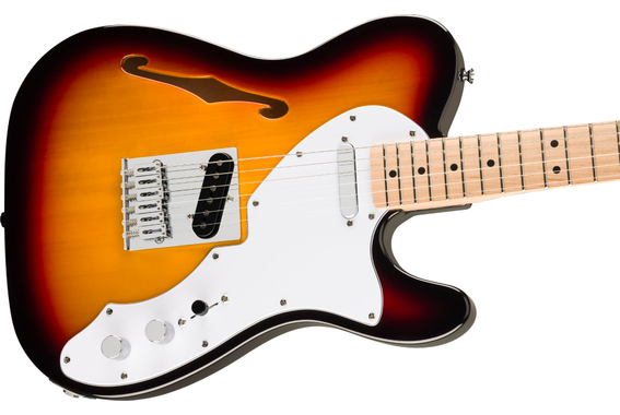 Squier Affinity Series Dunne Halvakoustische Gitaar 3-Color Sunburst image 5