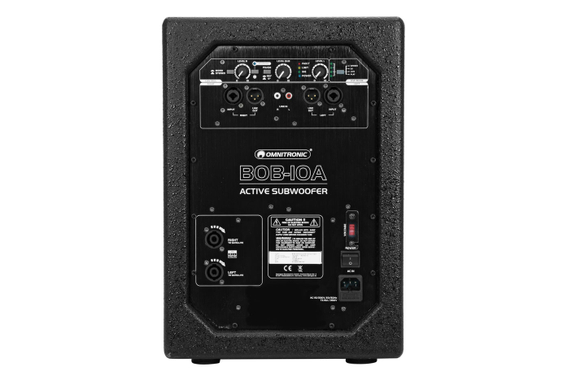 Subwoofer Omnitronic BOB-10A Negro image 5