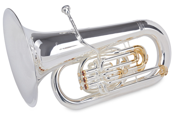 Lechgold Supreme ET-483S Eb Tuba versilbert  - Retoure (Zustand: sehr gut) image 5