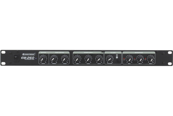 Omnitronic EM-260B Entertainmentmixer image 5