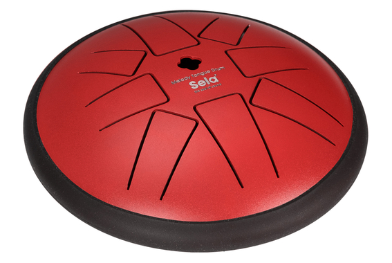 Sela Melody Tongue Drum 6" F Minor Red image 5