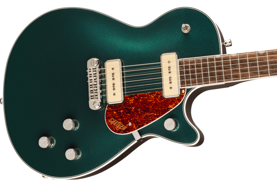 Gretsch Guitars G5210-P90 Electromatic Jet Two 90 Single-Cut Con Wraparound Tailpiece Cadillac Green image 5